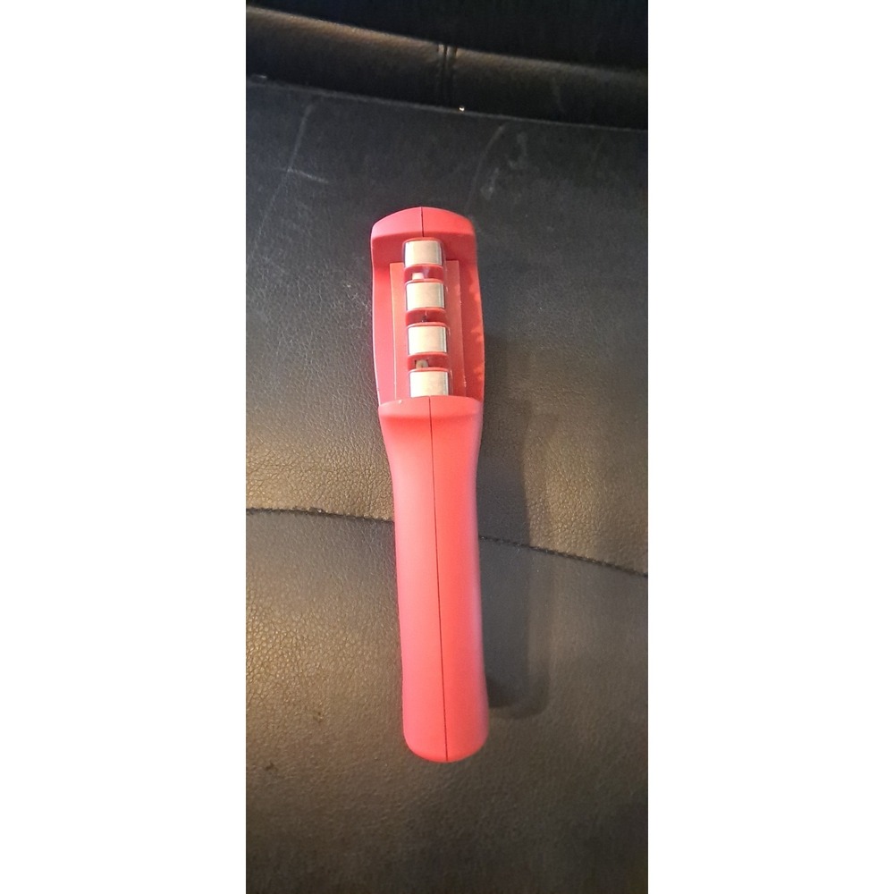 3-Stage Multi-Function Sharpener Blade Sharpening Kitchen Gadget - Red